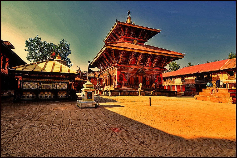 Morning in the Northern sea